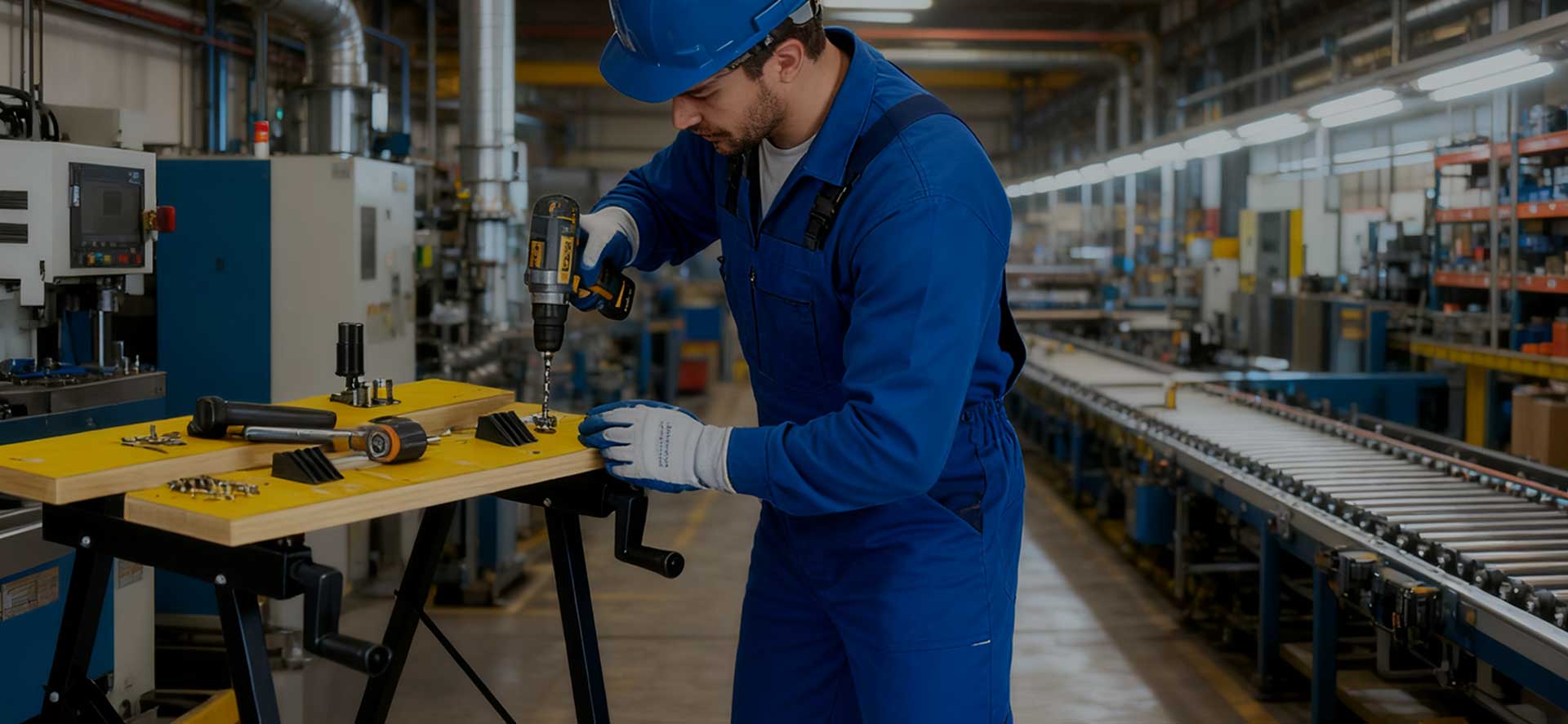 一桌多用！<br>
灵活应对各种作业场景！